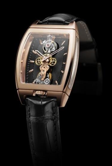 Corum Golden Bridge Tourbillon avec pont saphir Replica watch 213.150.55/0002 GK12